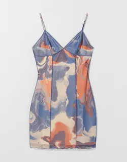 خرید پیراهن طرح دار زنانه برشکا کد 103273 | فروشگاه اینترنتی بانی استایل