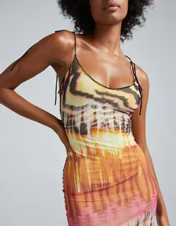 خرید پیراهن میدی زنانه برشکا کد 103262 | فروشگاه اینترنتی بانی استایل