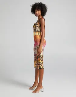 خرید پیراهن میدی زنانه برشکا کد 103262 | فروشگاه اینترنتی بانی استایل