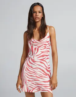 خرید پیراهن ساتن زنانه برشکا کد 103134 | فروشگاه اینترنتی بانی استایل