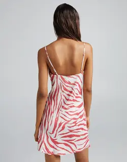 خرید پیراهن ساتن زنانه برشکا کد 103134 | فروشگاه اینترنتی بانی استایل