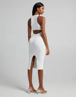 خرید پیراهن میدی زنانه برشکا کد 103306 | فروشگاه اینترنتی بانی استایل