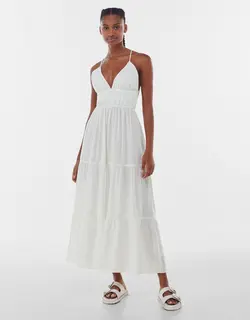 خرید پیراهن بلند زنانه برشکا کد 102731 | فروشگاه اینترنتی بانی استایل