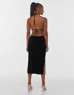 خرید پیراهن میدی زنانه برشکا کد 102663 | فروشگاه اینترنتی بانی استایل