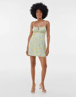 خرید پیراهن گلدار زنانه برشکا کد 102618 | فروشگاه اینترنتی بانی استایل