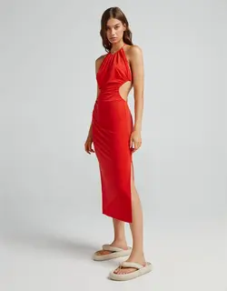 خرید پیراهن میدی زنانه برشکا کد 102674 | فروشگاه اینترنتی بانی استایل