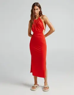 خرید پیراهن میدی زنانه برشکا کد 102674 | فروشگاه اینترنتی بانی استایل