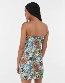 خرید پیراهن طرح دار زنانه برشکا کد 102436 | فروشگاه اینترنتی بانی استایل