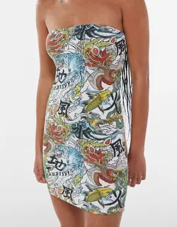 خرید پیراهن طرح دار زنانه برشکا کد 102436 | فروشگاه اینترنتی بانی استایل