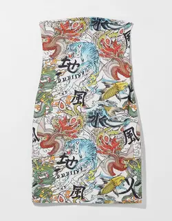 خرید پیراهن طرح دار زنانه برشکا کد 102436 | فروشگاه اینترنتی بانی استایل