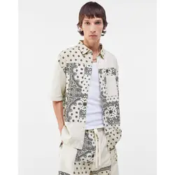خرید پیراهن طرح دار مردانه برشکا کد 99693 | فروشگاه اینترنتی بانی استایل