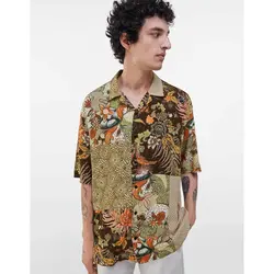 خرید پیراهن طرح دار مردانه برشکا کد 99706 | فروشگاه اینترنتی بانی استایل