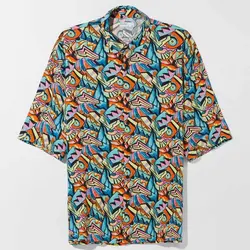 خرید پیراهن طرح دار مردانه برشکا کد 99837 | فروشگاه اینترنتی بانی استایل