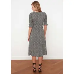 خرید پیراهن میدی زنانه ترندیول میلا کد 96841 | فروشگاه اینترنتی بانی استایل