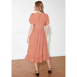 خرید پیراهن میدی زنانه ترندیول میلا کد 96684 | فروشگاه اینترنتی بانی استایل