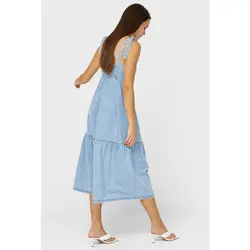 خرید پیراهن جین زنانه استرادیواریوس کد 96259 | فروشگاه اینترنتی بانی استایل