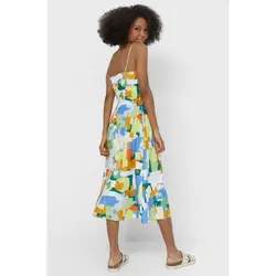 خرید پیراهن میدی زنانه استرادیواریوس کد 96229 | فروشگاه اینترنتی بانی استایل