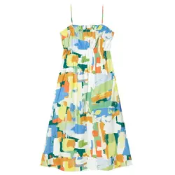 خرید پیراهن میدی زنانه استرادیواریوس کد 96229 | فروشگاه اینترنتی بانی استایل