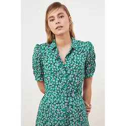 خرید پیراهن گلدار زنانه ترندیول میلا کد 96932 | فروشگاه اینترنتی بانی استایل