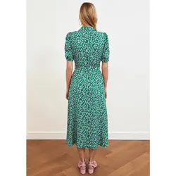 خرید پیراهن گلدار زنانه ترندیول میلا کد 96932 | فروشگاه اینترنتی بانی استایل