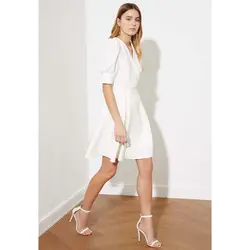 خرید پیراهن یقه هفت زنانه ترندیول میلا کد 96869 | فروشگاه اینترنتی بانی استایل