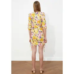 خرید پیراهن گلدار زنانه ترندیول میلا کد 96530 | فروشگاه اینترنتی بانی استایل