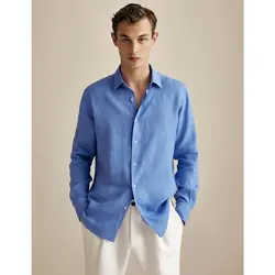 خرید پیراهن آستین بلند مردانه ماسیمو دوتی کد 95051 | فروشگاه بانی استایل