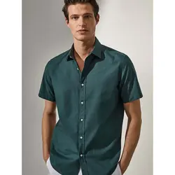 خرید پیراهن آستین کوتاه مردانه ماسیمو دوتی کد 94984 | فروشگاه بانی استایل