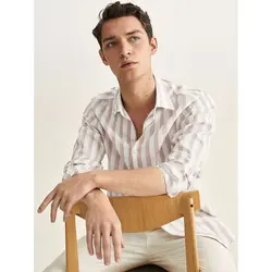 خرید پیراهن راه راه مردانه ماسیمو دوتی کد 94851 | فروشگاه اینترنتی بانی استایل