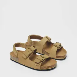 خرید صندل چرم پسرانه زارا کد 92552 | فروشگاه اینترنتی بانی استایل