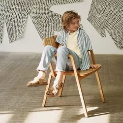 خرید صندل چرم پسرانه زارا کد 92552 | فروشگاه اینترنتی بانی استایل