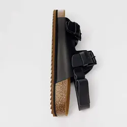 خرید صندل چرم پسرانه زارا کد 92261 | فروشگاه اینترنتی بانی استایل