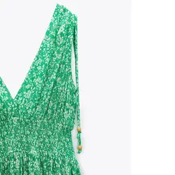 خرید پیراهن ویسکوز بلند زنانه زارا کد 88782 | فروشگاه اینترنتی بانی استایل