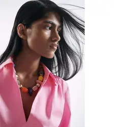 خرید پیراهن کوتاه پوپلین زنانه زارا کد 88732 | فروشگاه اینترنتی بانی استایل