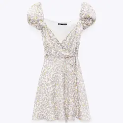 خرید پیراهن ساتن زنانه زارا کد 88682 | فروشگاه اینترنتی بانی استایل