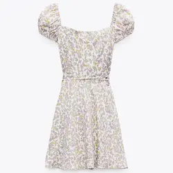 خرید پیراهن ساتن زنانه زارا کد 88682 | فروشگاه اینترنتی بانی استایل