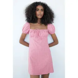 خرید پیراهن کوتاه زنانه زارا کد 88669 | فروشگاه اینترنتی بانی استایل