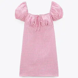 خرید پیراهن کوتاه زنانه زارا کد 88669 | فروشگاه اینترنتی بانی استایل