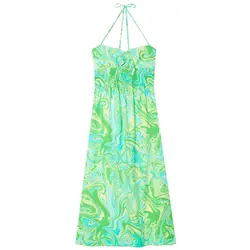 خرید پیراهن طرح دار زنانه استرادیواریوس کد 89434 | بانی استایل