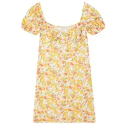 خرید پیراهن گلدار زنانه استرادیواریوس کد 89398 | فروشگاه اینترنتی بانی استایل