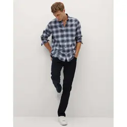 خرید پیراهن چهارخانه مردانه منگو کد 88268 | فروشگاه اینترنتی بانی استایل