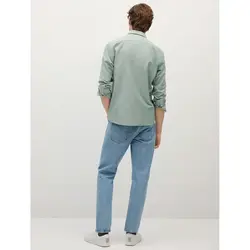 خرید پیراهن آکسفورد مردانه منگو کد 88254 | فروشگاه اینترنتی بانی استایل