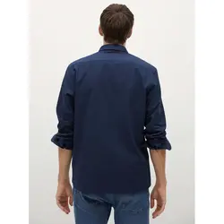 خرید پیراهن آکسفورد مردانه منگو کد 88240 | فروشگاه اینترنتی بانی استایل