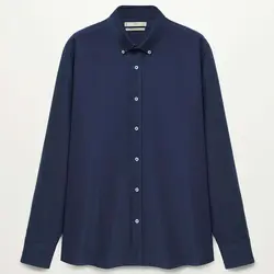 خرید پیراهن آکسفورد مردانه منگو کد 88240 | فروشگاه اینترنتی بانی استایل