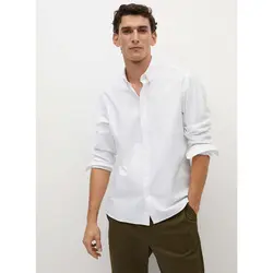 خرید پیراهن آکسفورد مردانه منگو کد 88212 | فروشگاه اینترنتی بانی استایل