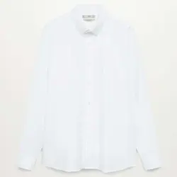 خرید پیراهن آکسفورد مردانه منگو کد 88212 | فروشگاه اینترنتی بانی استایل