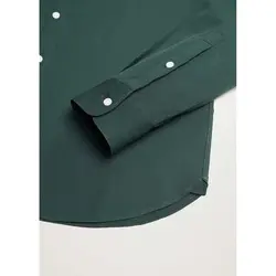 خرید پیراهن نخی آستین بلند مردانه منگو کد 88186 | فروشگاه اینترنتی بانی استایل