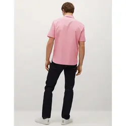 خرید پیراهن نخی آستین کوتاه مردانه منگو کد 88201 | فروشگاه اینترنتی بانی استایل