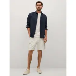 خرید پیراهن آستین بلند مردانه منگو کد 88042 | فروشگاه اینترنتی بانی استایل