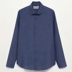 خرید پیراهن آستین بلند مردانه منگو کد 88015 | فروشگاه اینترنتی بانی استایل